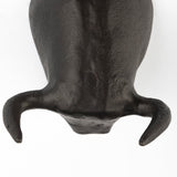 Tauro IV (Set of 2) Black Cast Aluminum Raging Bull Wall Decor from Mercana - Luna Furniture