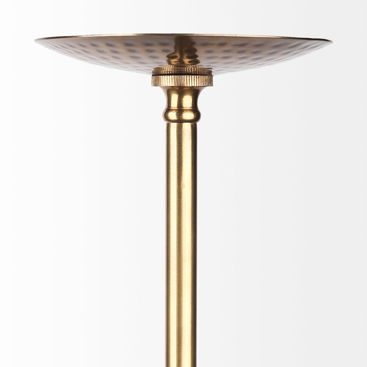 Garnet 13L x 13W Gold Hammered Metal Pendant Light from Mercana - Luna Furniture