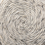 Esfera 17.7L x 15.7W x 15.7H Beige Chevron Woven Round Pouf from Mercana - Luna Furniture