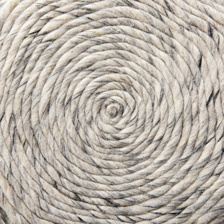 Esfera 17.7L x 15.7W x 15.7H Beige Chevron Woven Round Pouf from Mercana - Luna Furniture