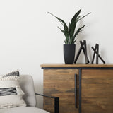 Bastian (Small) 8L x 7W Black Metal Abstract Object from Mercana - Luna Furniture