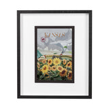 Kansas Go USA (M) by Mercana Studio a Framed Art Print Matted under Glass from Mercana - Luna Furniture