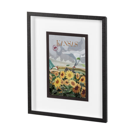 Kansas Go USA (M) by Mercana Studio a Framed Art Print Matted under Glass from Mercana - Luna Furniture