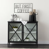 Garand Medium 15H Two-Toned Black/Natural Ceramic Jug from Mercana - Luna Furniture