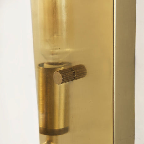 Stein 5L x 6W Gold W/ White Marble Shade Wall Sconce from Mercana - Luna Furniture