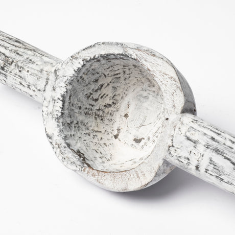Oro (Set of 3) White Tribal Inspired Measuring Cups from Mercana - Luna Furniture
