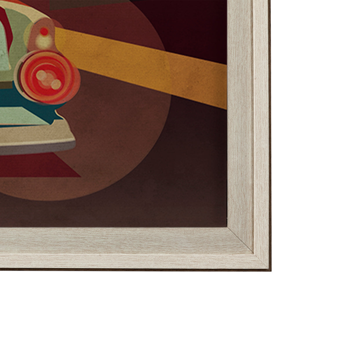 Nevada Go USA (XL) by Mercana Studio a Hand Embelished Decograph Framed Art Print under Glass from Mercana - Luna Furniture