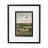 Ohio Go USA (M) by Mercana Studio a Framed Art Print Matted under Glass from Mercana - Luna Furniture