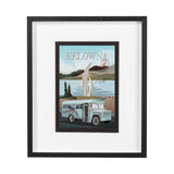 Kelowna Go Canada (SM) by Mercana Studio a Hand Embellished Decograph Framed Art Print from Mercana - Luna Furniture