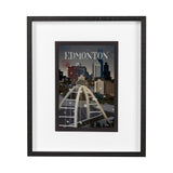 Edmonton Go Canada (M) by Mercana Studio a Framed Art Print Matted under Glass from Mercana - Luna Furniture