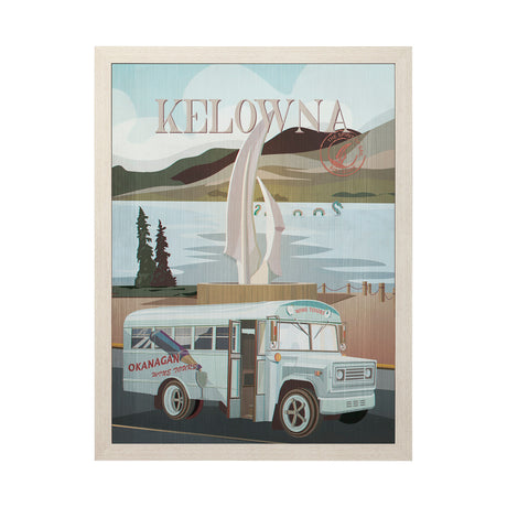 Kelowna Go Canada (L) by Mercana Studio a Hand Embellished Framed Art Decograph Print from Mercana - Luna Furniture