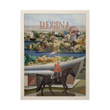 Regina Go Canada (L) by Mercana Studio a Hand Embellished Decograph Framed Art Print from Mercana - Luna Furniture