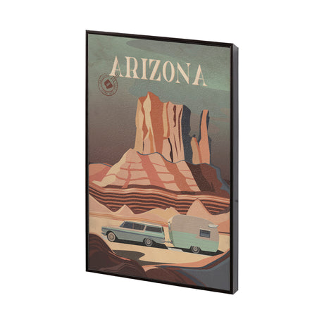 Arizona Go USA (SM) by Mercana Studio a Hand Embellished Decograph Framed Art Print from Mercana - Luna Furniture
