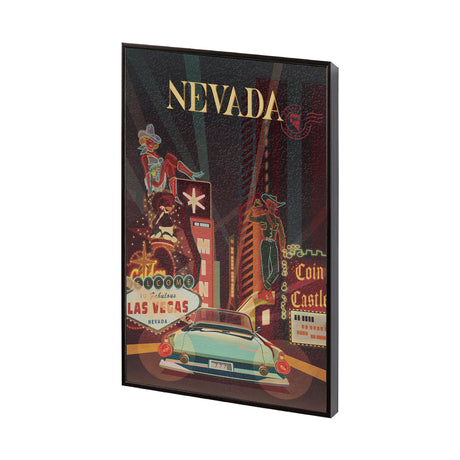 Nevada Go USA (SM) by Mercana Studio a Hand Embellished Decograph Framed Art Print from Mercana - Luna Furniture