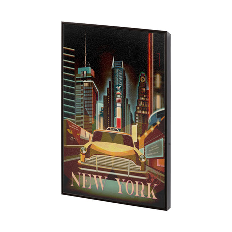 New York Go USA (SM) by Mercana Studio a Hand Embellished Decograph Framed Art Print from Mercana - Luna Furniture