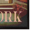 New York Go USA (SM) by Mercana Studio a Hand Embellished Decograph Framed Art Print from Mercana - Luna Furniture