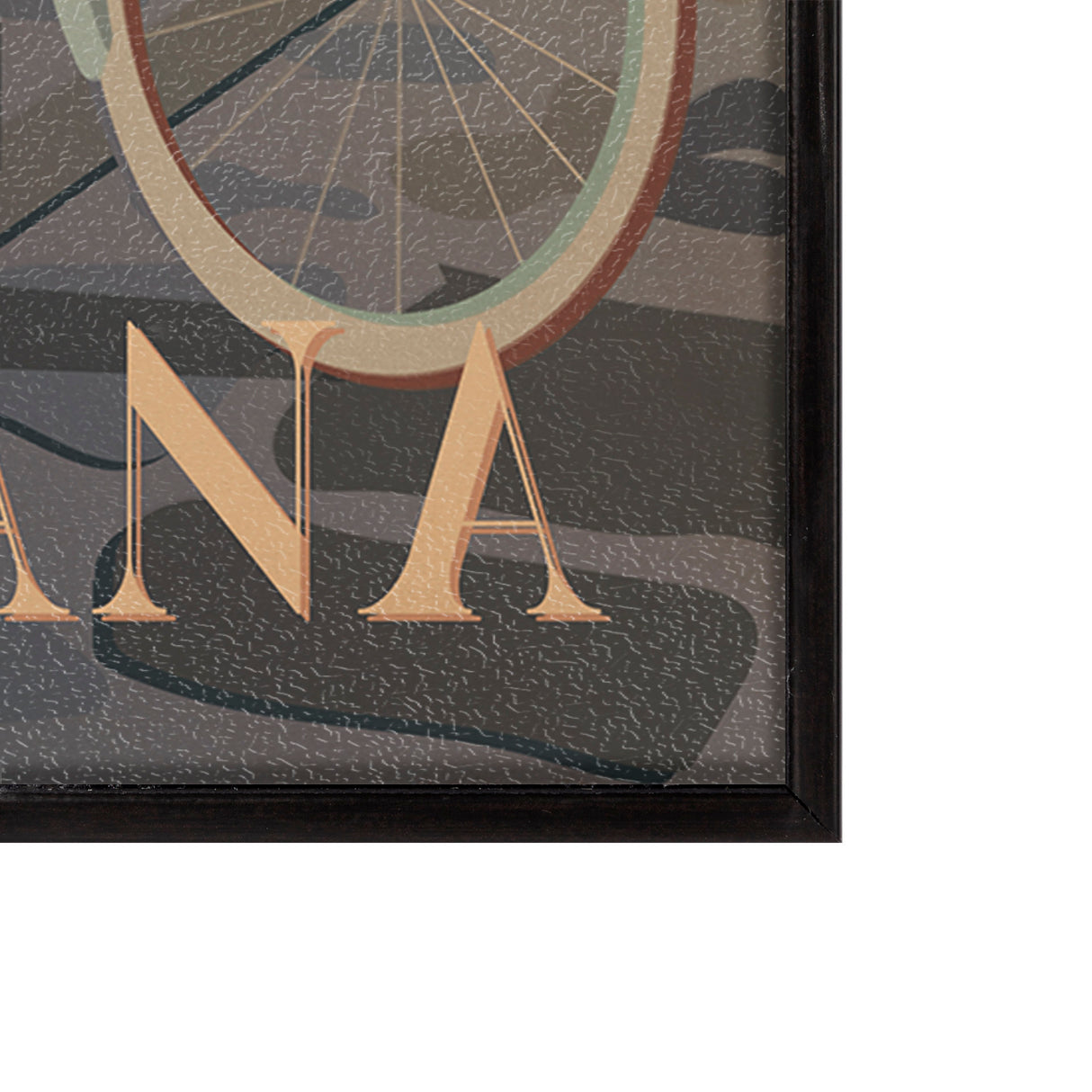 Louisiana Go USA (SM) by Mercana Studio a Hand Embellished Decograph Framed Art Print from Mercana - Luna Furniture