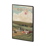 Ohio Go USA (SM) by Mercana Studio a Hand Embellished Decograph Framed Art Print from Mercana - Luna Furniture