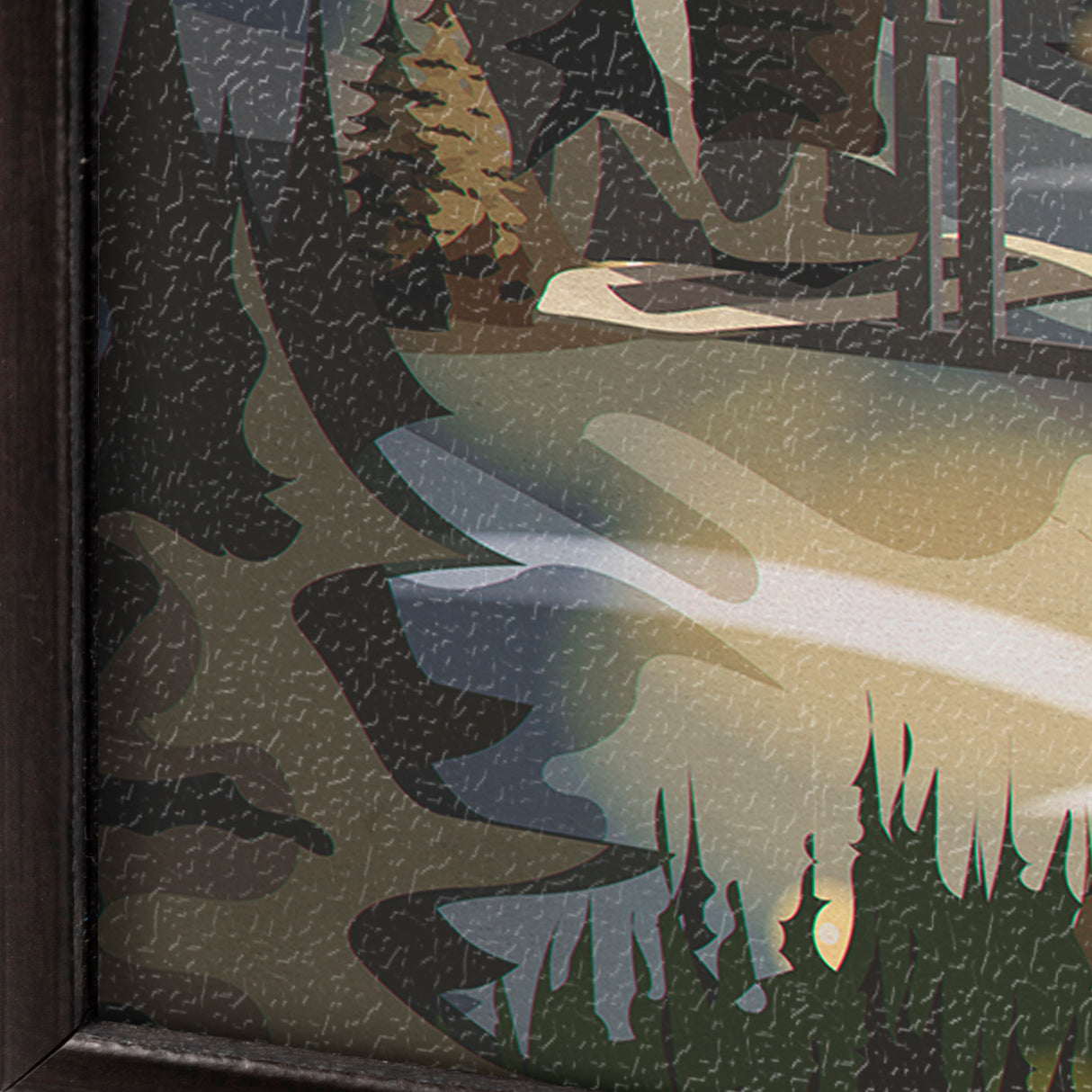 Whistler Go Canada (SM) by Mercana Studio a Hand Embellished Decograph Framed Art Print from Mercana - Luna Furniture