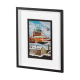 Quebec City Go Canada (M) by Mercana Studio a Framed Art Print Matted under Glass from Mercana - Luna Furniture