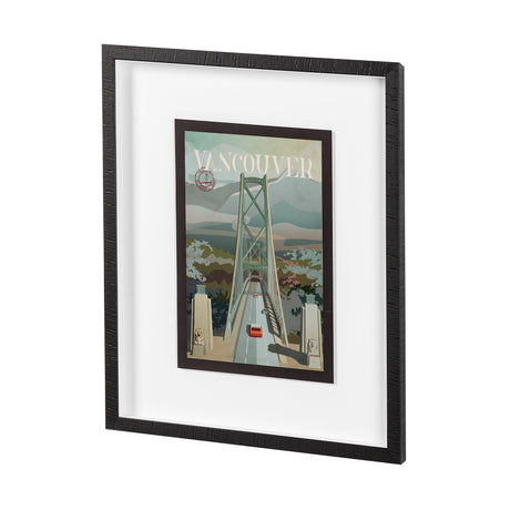 Vancouver Go Canada (M) by Mercana Studio a Framed Art Print Matted under Glass from Mercana - Luna Furniture
