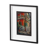 Louisiana Go USA (M) by Mercana Studio a Framed Art Print Matted under Glass from Mercana - Luna Furniture
