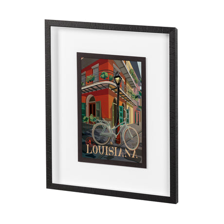 Louisiana Go USA (M) by Mercana Studio a Framed Art Print Matted under Glass from Mercana - Luna Furniture