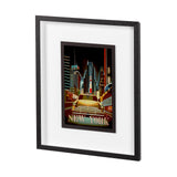 New York Go USA (M) by Mercana Studio a Framed Art Print Matted under Glass from Mercana - Luna Furniture