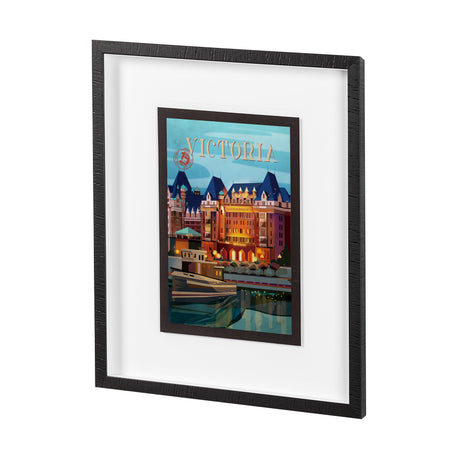 Victoria Go Canada (M) by Mercana Studio a Framed Art Print Matted under Glass from Mercana - Luna Furniture