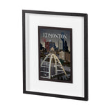Edmonton Go Canada (M) by Mercana Studio a Framed Art Print Matted under Glass from Mercana - Luna Furniture