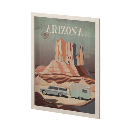 Arizona Go USA (L) by Mercana Studio a Hand Embellished Decograph Framed Art Print from Mercana - Luna Furniture
