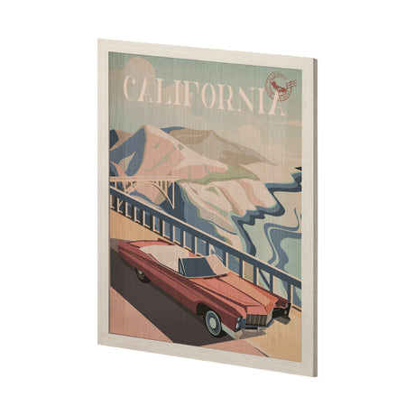 California Go USA (L) by Mercana Studio a Hand Embellished Decograph Framed Art Print from Mercana - Luna Furniture