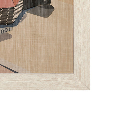California Go USA (L) by Mercana Studio a Hand Embellished Decograph Framed Art Print from Mercana - Luna Furniture