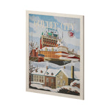 Quebec City Go Canada (L) by Mercana Studio a Hand Embellished Decograph Framed Art Print from Mercana - Luna Furniture