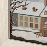 Quebec City Go Canada (L) by Mercana Studio a Hand Embellished Decograph Framed Art Print from Mercana - Luna Furniture