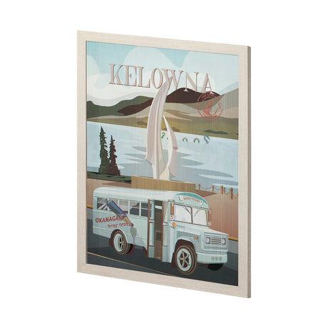 Kelowna Go Canada (L) by Mercana Studio a Hand Embellished Framed Art Decograph Print from Mercana - Luna Furniture