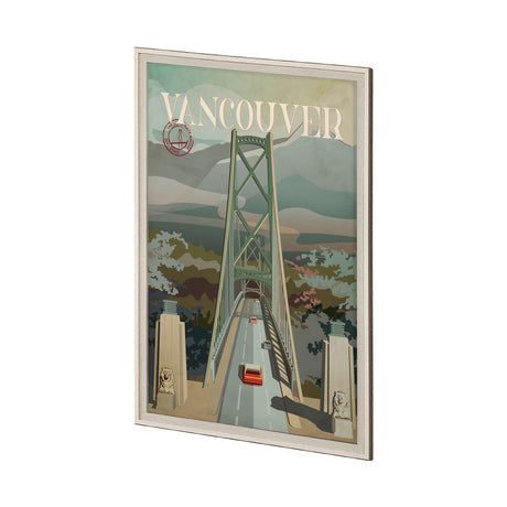Vancouver Go Canada (XL) by Mercana Studio a Hand Embellished Decograph Framed Art Print under Glass from Mercana - Luna Furniture