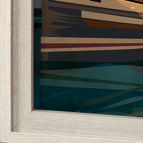 Victoria Go Canada (XL) by Mercana Studio a Hand Embellished Decograph Framed Art Print under Glass from Mercana - Luna Furniture