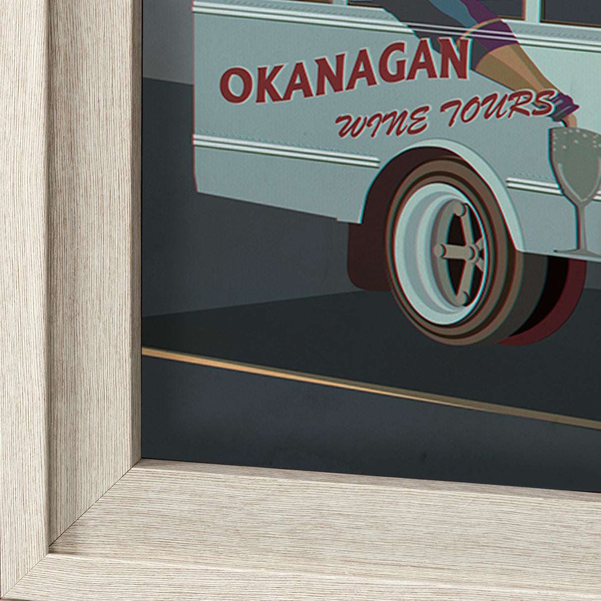 Kelowna Go Canada (XL) by Mercana Studio a Hand Embellished Decograph Framed Art Print under Glass from Mercana - Luna Furniture