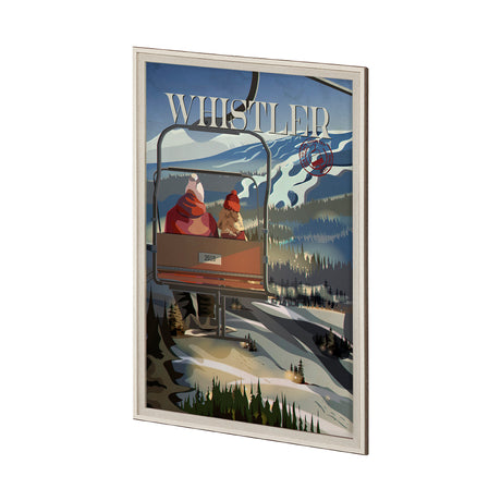 Whistler Go Canada (XL) by Mercana Studio a Hand Embellished Decograph Framed Art Print under Glass from Mercana - Luna Furniture