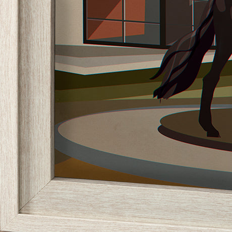 Regina Go Canada (XL) by Mercana Studio a Hand Embellished Decograph Framed Art Print under Glass from Mercana - Luna Furniture