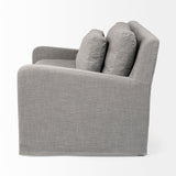 Denly III 38 X 38.25 X 34.5 Flint Gray Slipcover Upholstered Arm Chair from Mercana - Luna Furniture