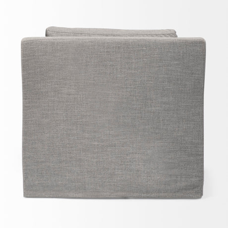 Denly III 38 X 38.25 X 34.5 Flint Gray Slipcover Upholstered Arm Chair from Mercana - Luna Furniture