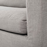 Denly III 38 X 38.25 X 34.5 Flint Gray Slipcover Upholstered Arm Chair from Mercana - Luna Furniture