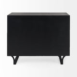 Giselle I 40L x 16W Dark Brown Fir Veneer 3 Drawer Accent Cabinet from Mercana - Luna Furniture