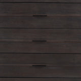 Giselle I 40L x 16W Dark Brown Fir Veneer 3 Drawer Accent Cabinet from Mercana - Luna Furniture