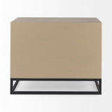 Genevieve I 39L x 16W Light Brown Fir Veneer 3 Drawer Accent Cabinet from Mercana - Luna Furniture