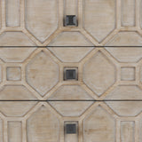 Genevieve II Light Brown Fir Veneer 9 Drawer Sideboard from Mercana - Luna Furniture