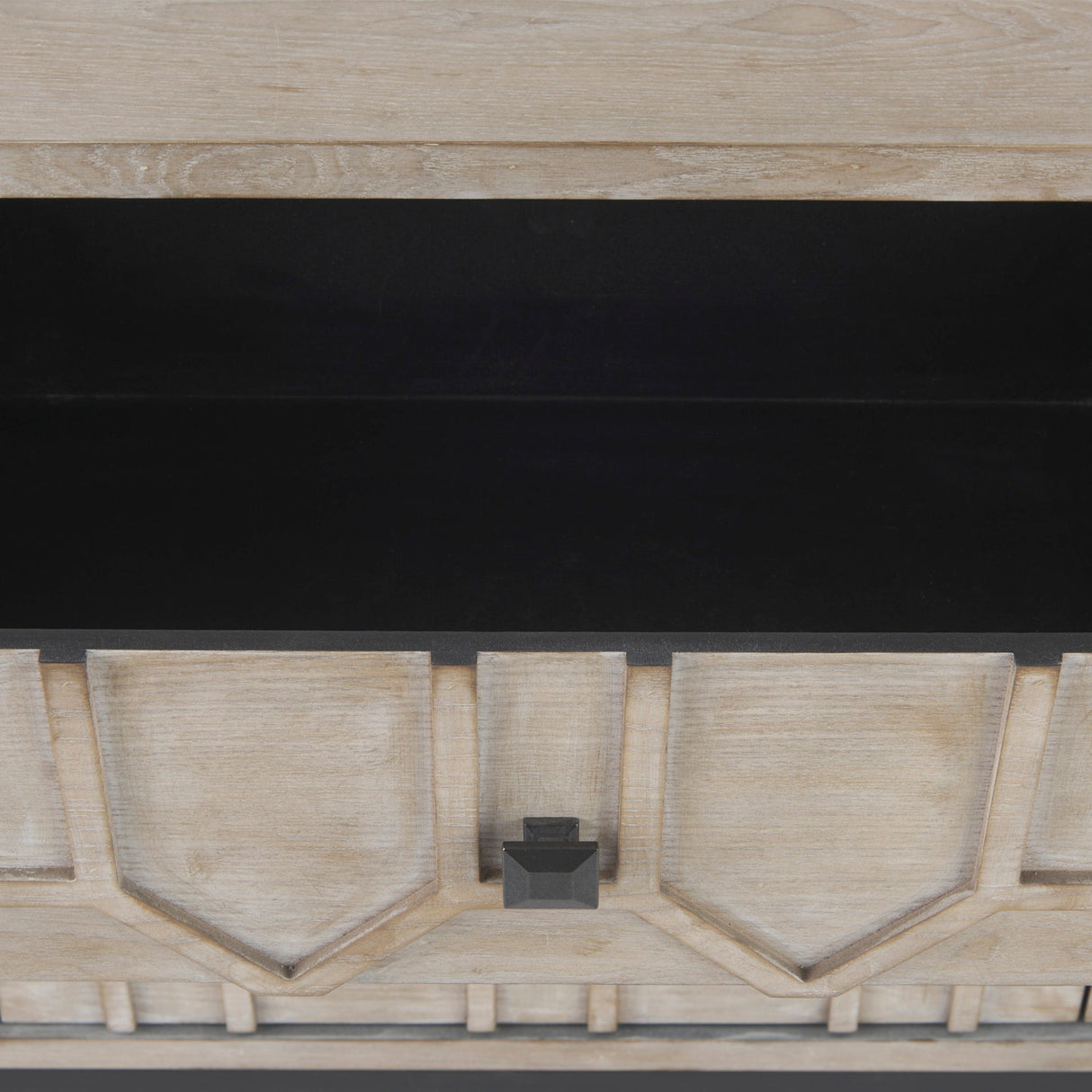 Genevieve II Light Brown Fir Veneer 9 Drawer Sideboard from Mercana - Luna Furniture