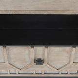 Genevieve II Light Brown Fir Veneer 9 Drawer Sideboard from Mercana - Luna Furniture